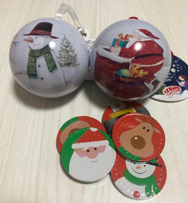 ワルコール　クリスマスオーナメントティン